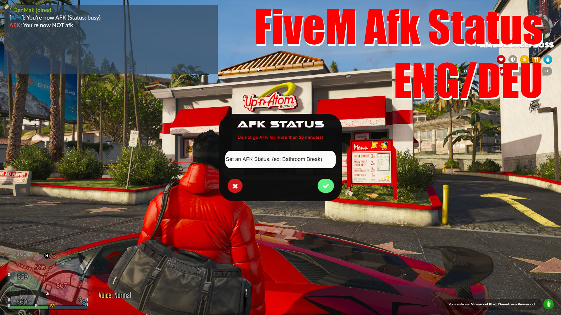 Mehr über den Artikel erfahren FiveM AFK Status