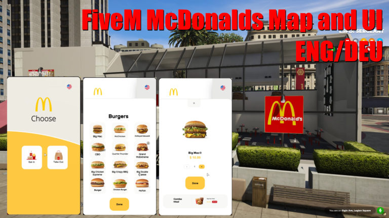 Mehr über den Artikel erfahren FiveM McDonalds