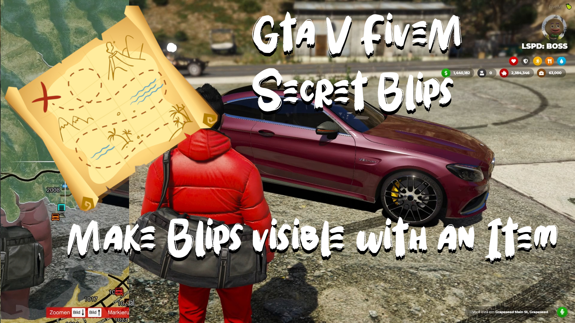 You are currently viewing Gta V FiveM Esx SecretBlips – Make Blips visible with an Item